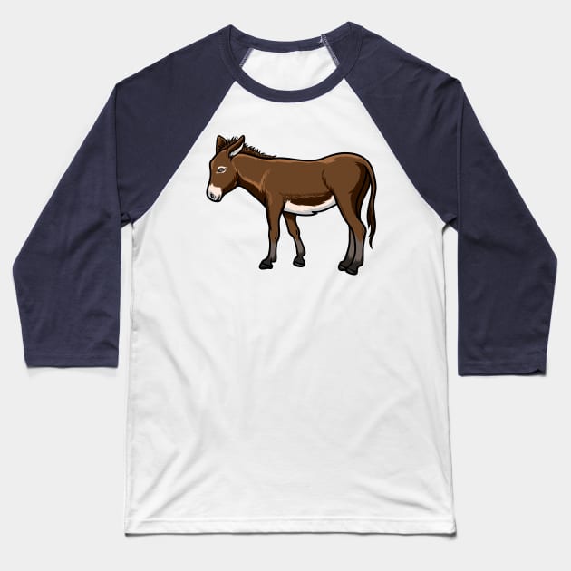 Donkey Baseball T-Shirt by Sticker Steve